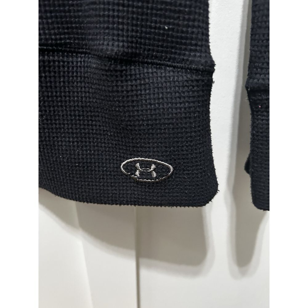 Under Armour Cold Gear Medium Black Semi Fitted‎ Pullover Recycled Polyester - Picture 9 of 11